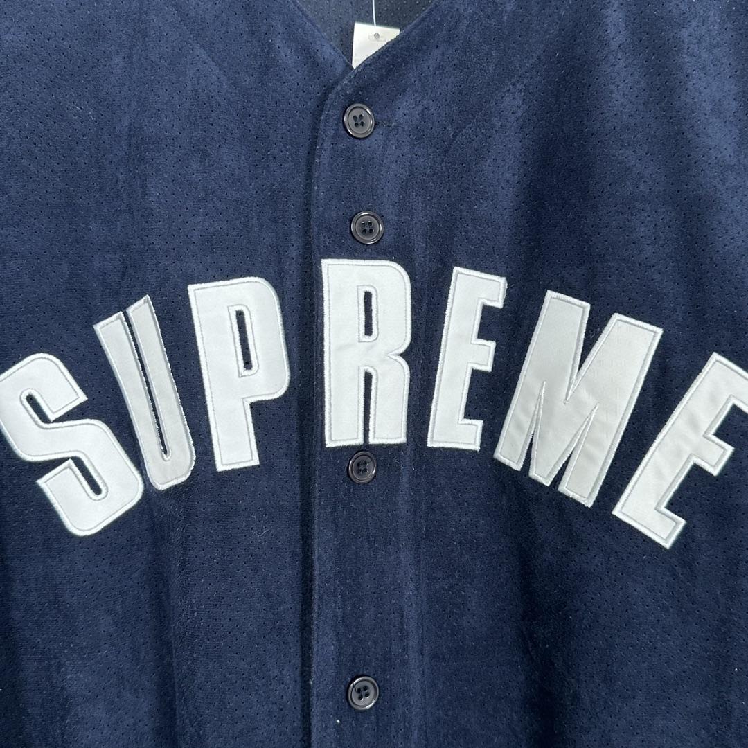 Supreme Ultrasuede Mesh Baseball Jersey - EUR FASHION