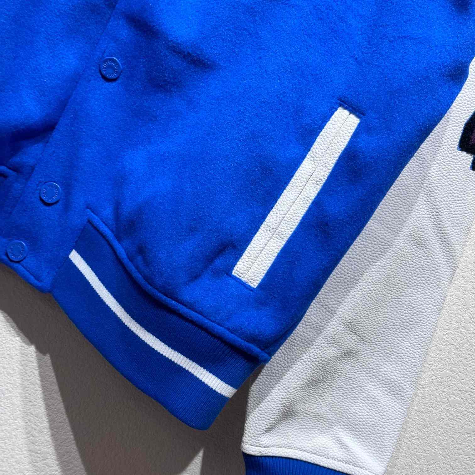 Louis Vuitton Oz Varsity Jacket Blue/White - EUR FASHION