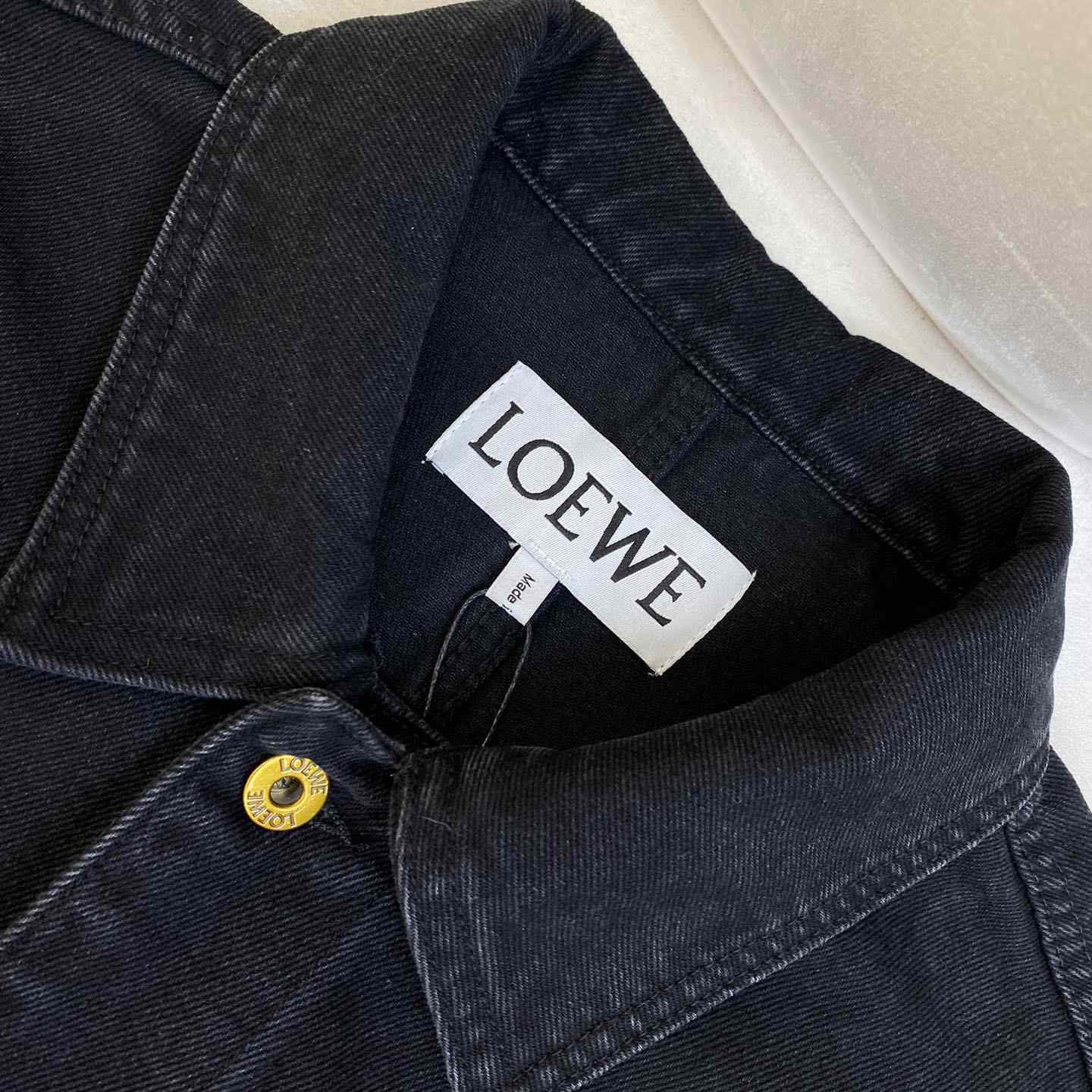 Loewe Black Workwear Jacket - EUR FASHION