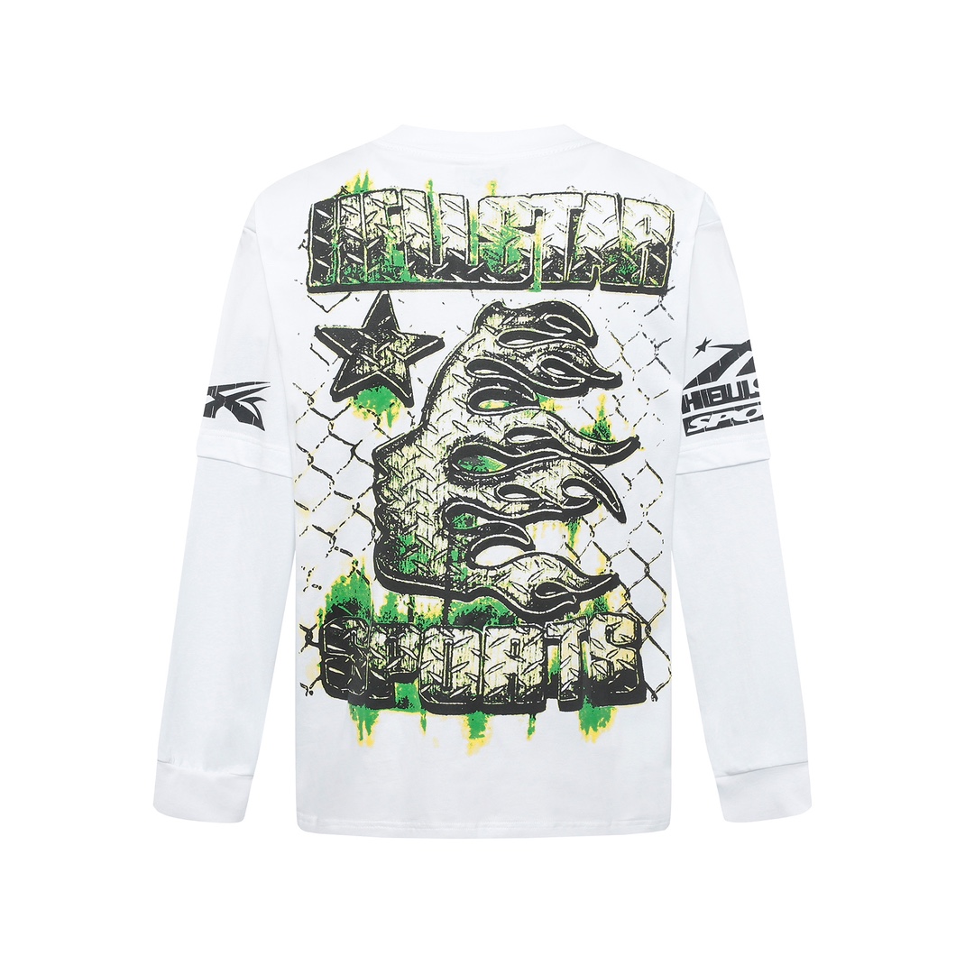 Hellstar War Ready! Long Sleeve T-Shirt - EUR FASHION