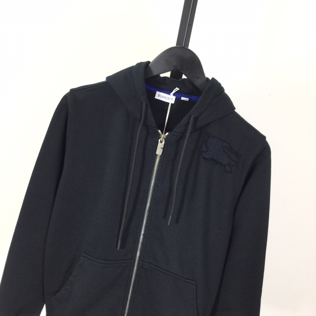 Burberry Ekd Zip-Up Hoodie - EUR FASHION