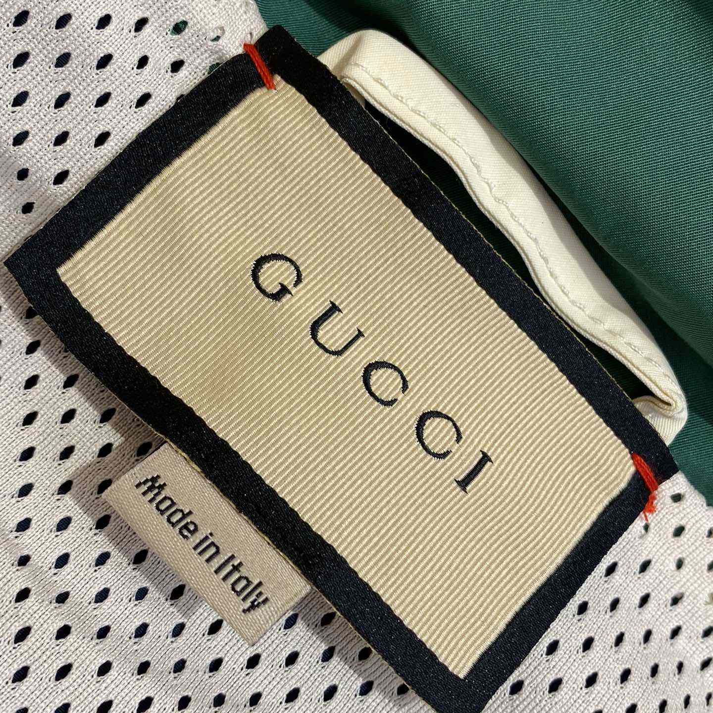 Gucci Cotton Nylon Jacket With Patch - EUR FASHION