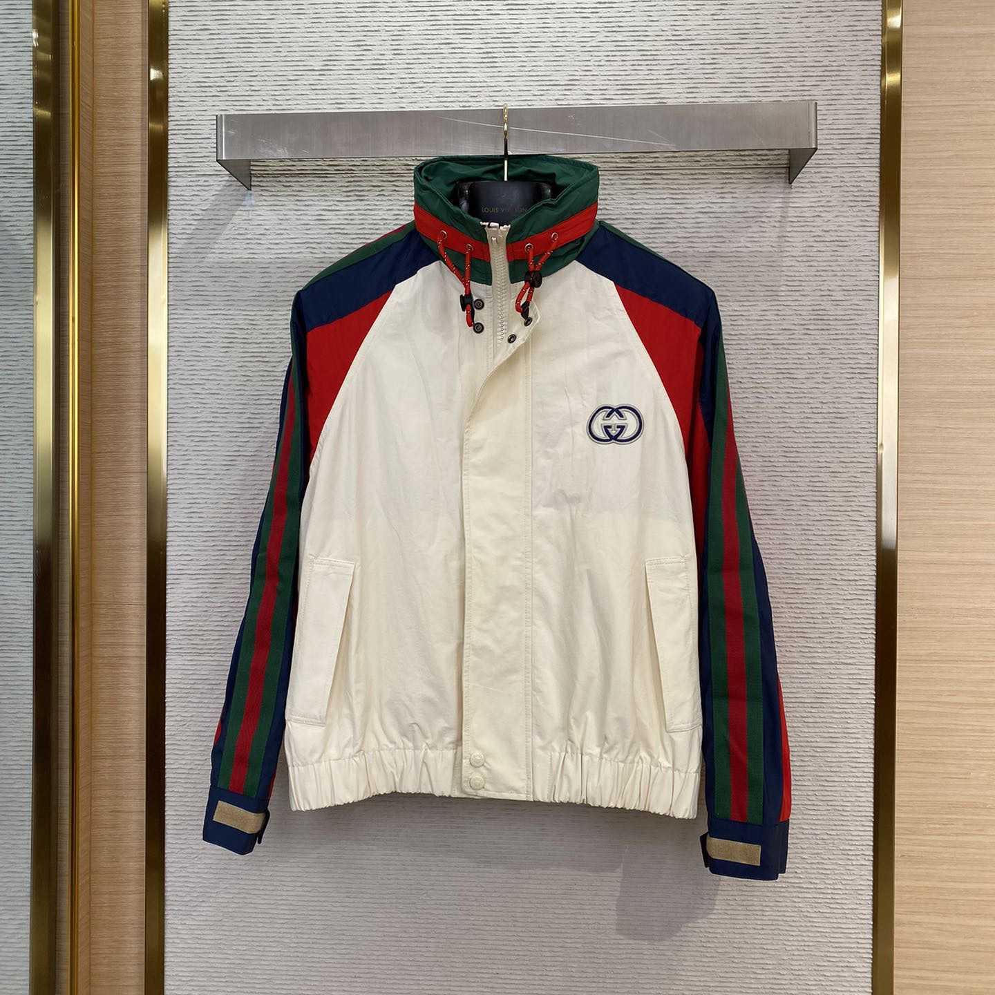 Gucci Cotton Nylon Jacket With Patch - EUR FASHION