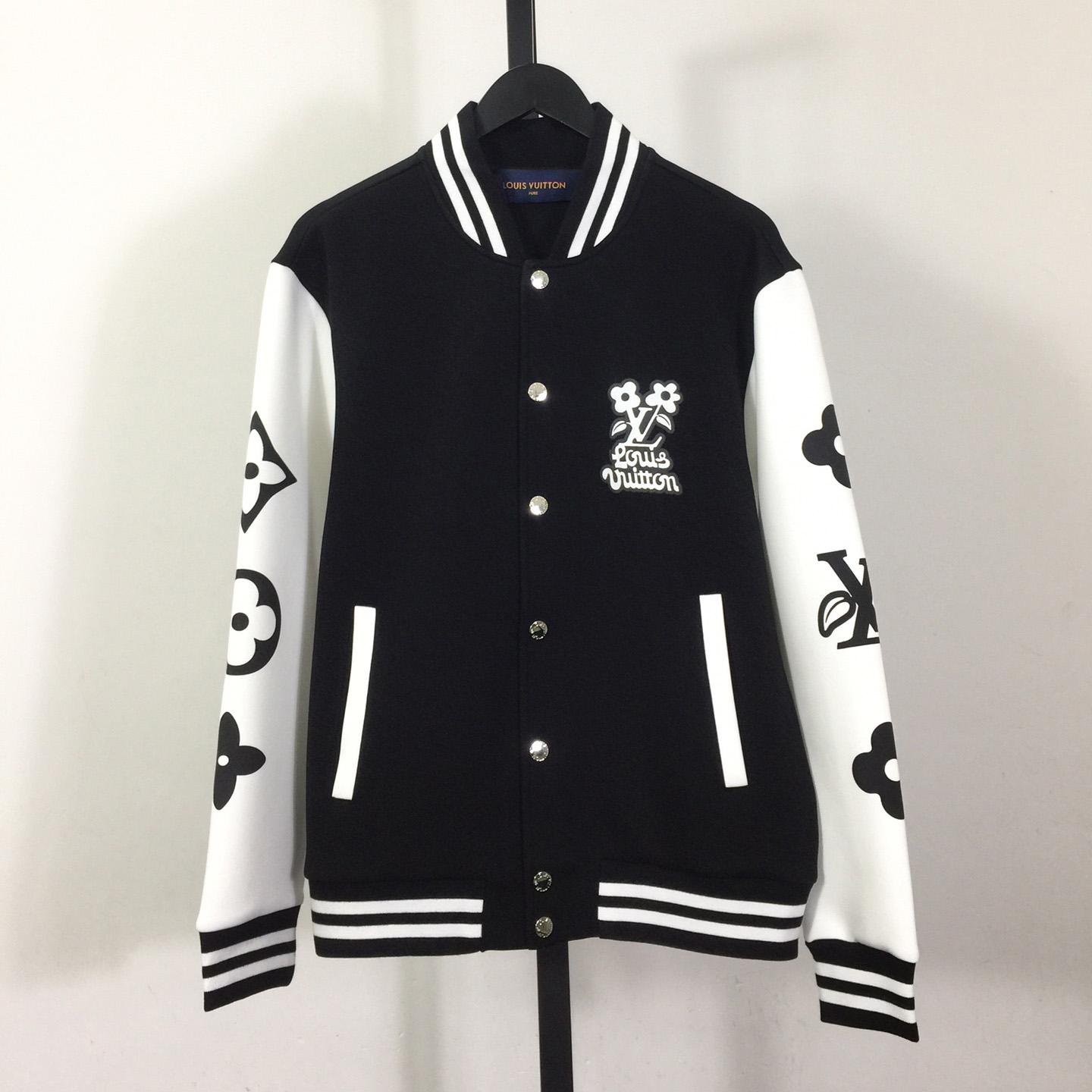 Louis Vuitton Embroidered Varsity Jacket - EUR FASHION