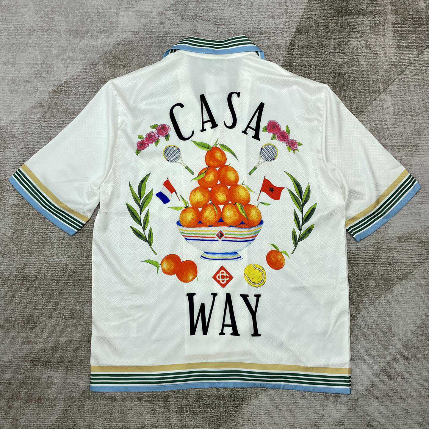 Casablanca Casa Way Monogram Shirt   CA3478 - EUR FASHION