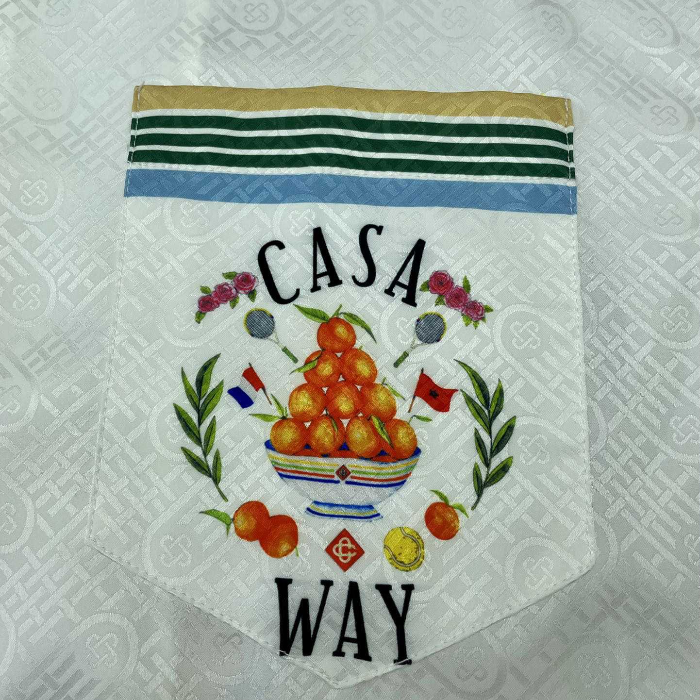 Casablanca Casa Way Monogram Shirt   CA3478 - EUR FASHION