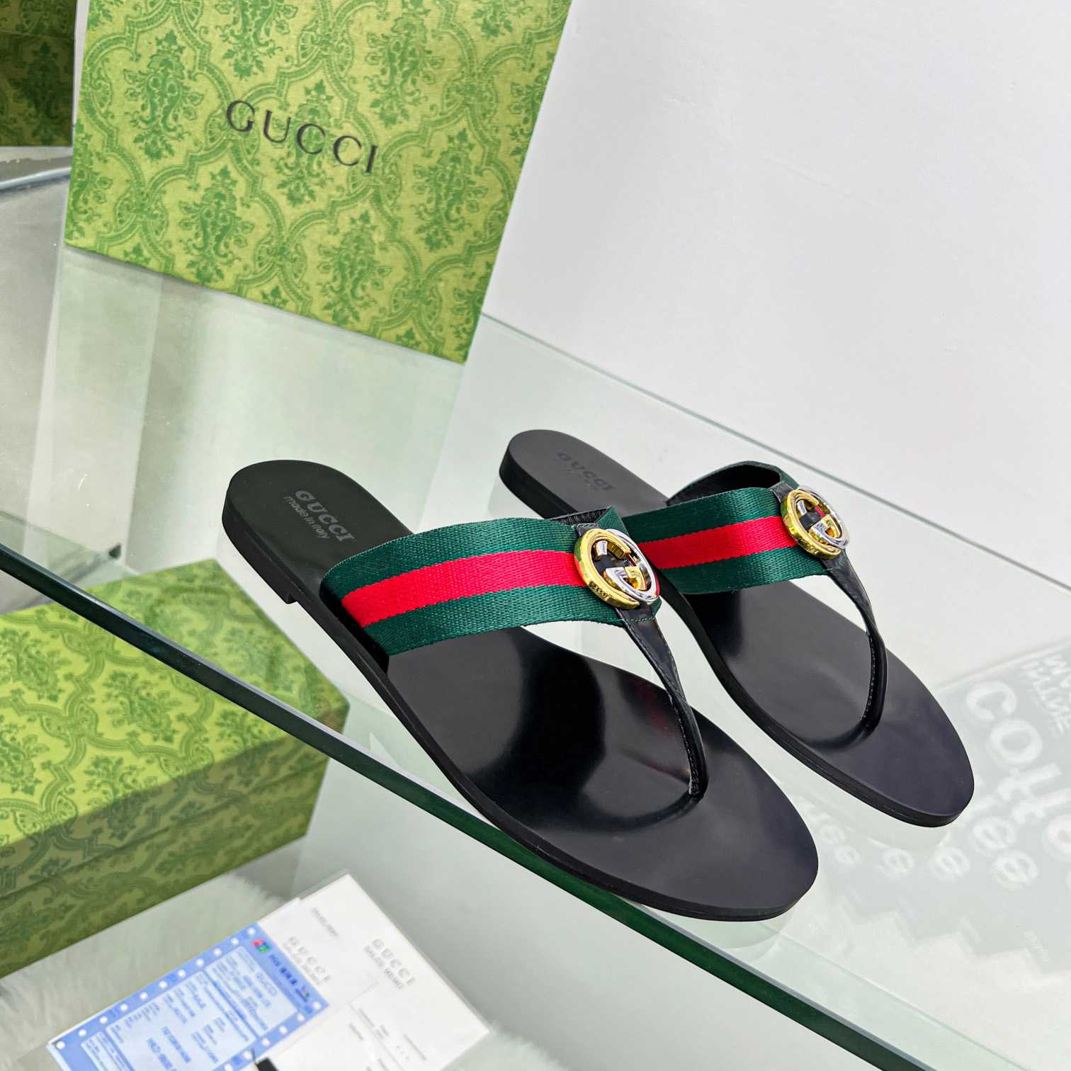 Gucci Women's Thong Sandal With Horsebit  - EUR FASHION