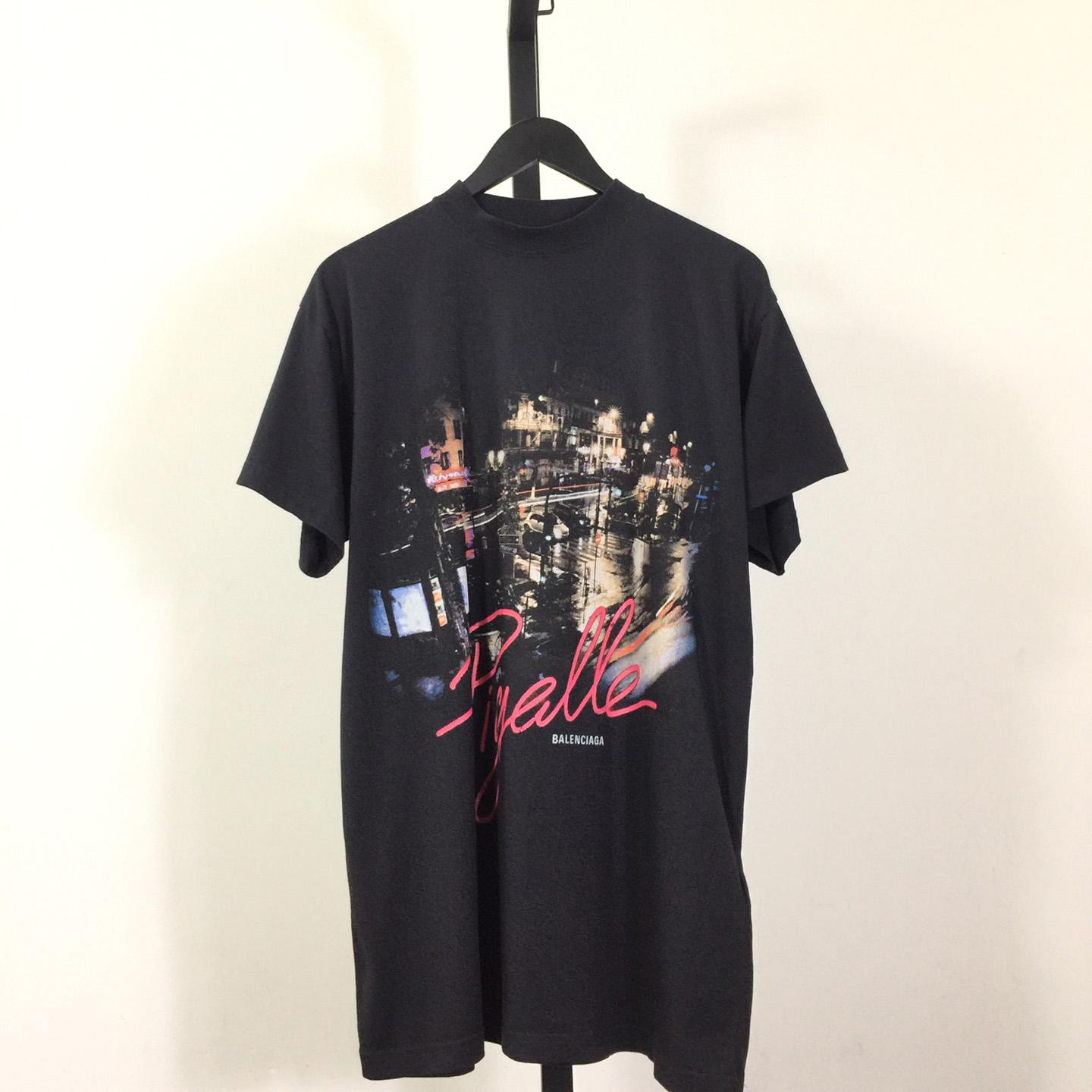 Balenciaga Pigalle T-Shirt Oversized In Black - EUR FASHION