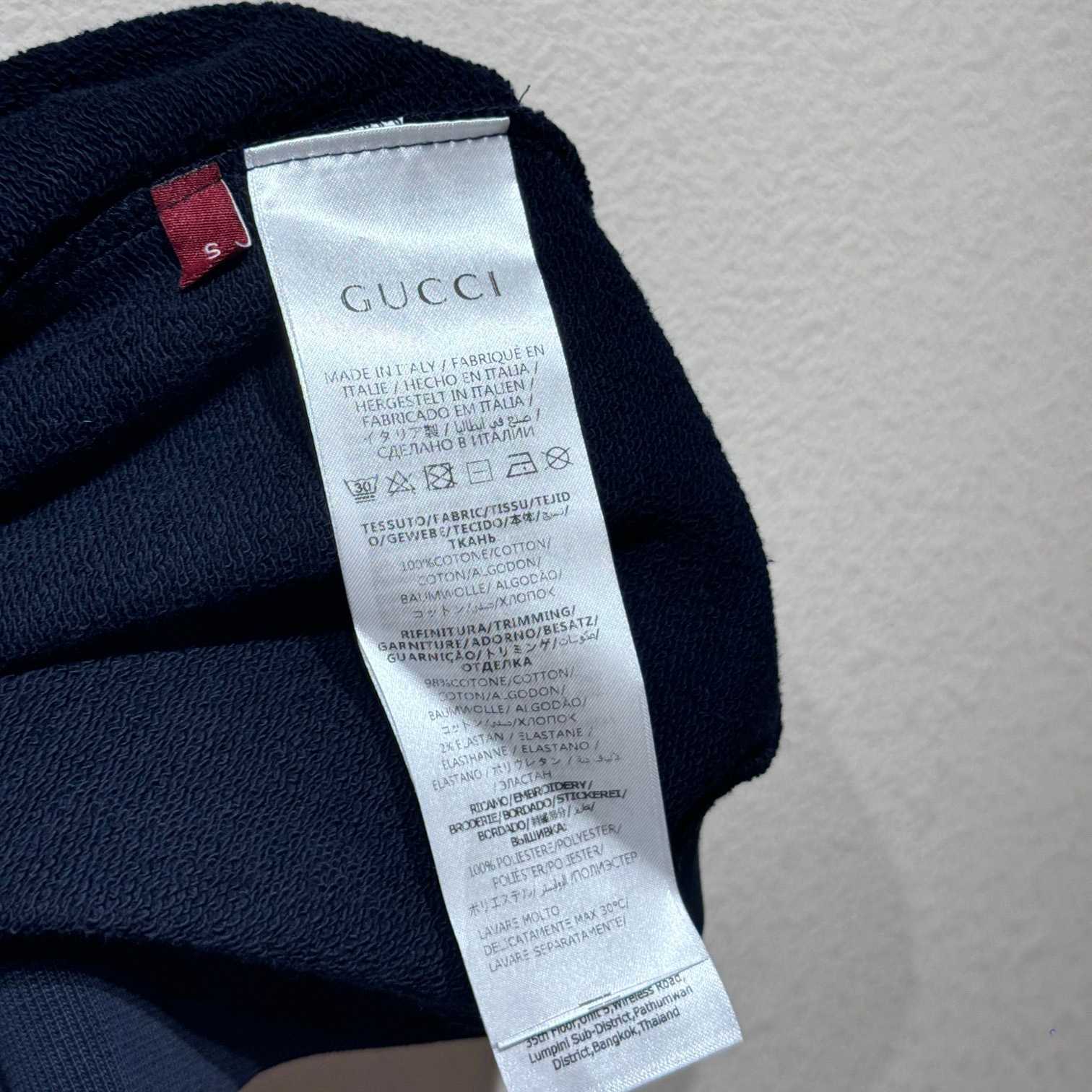 Gucci Cotton Jersey Hooded Sweatshirt - EUR FASHION