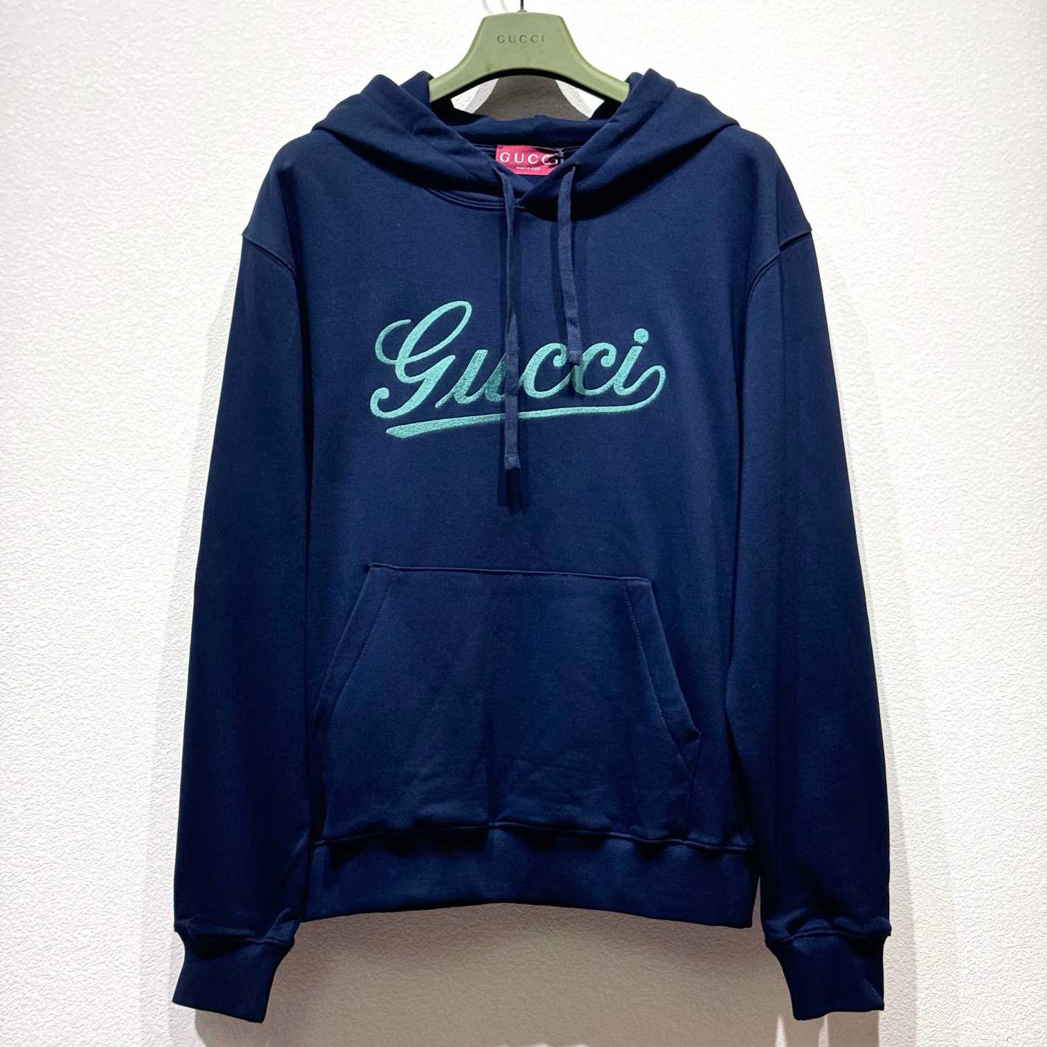 Gucci Cotton Jersey Hooded Sweatshirt - EUR FASHION