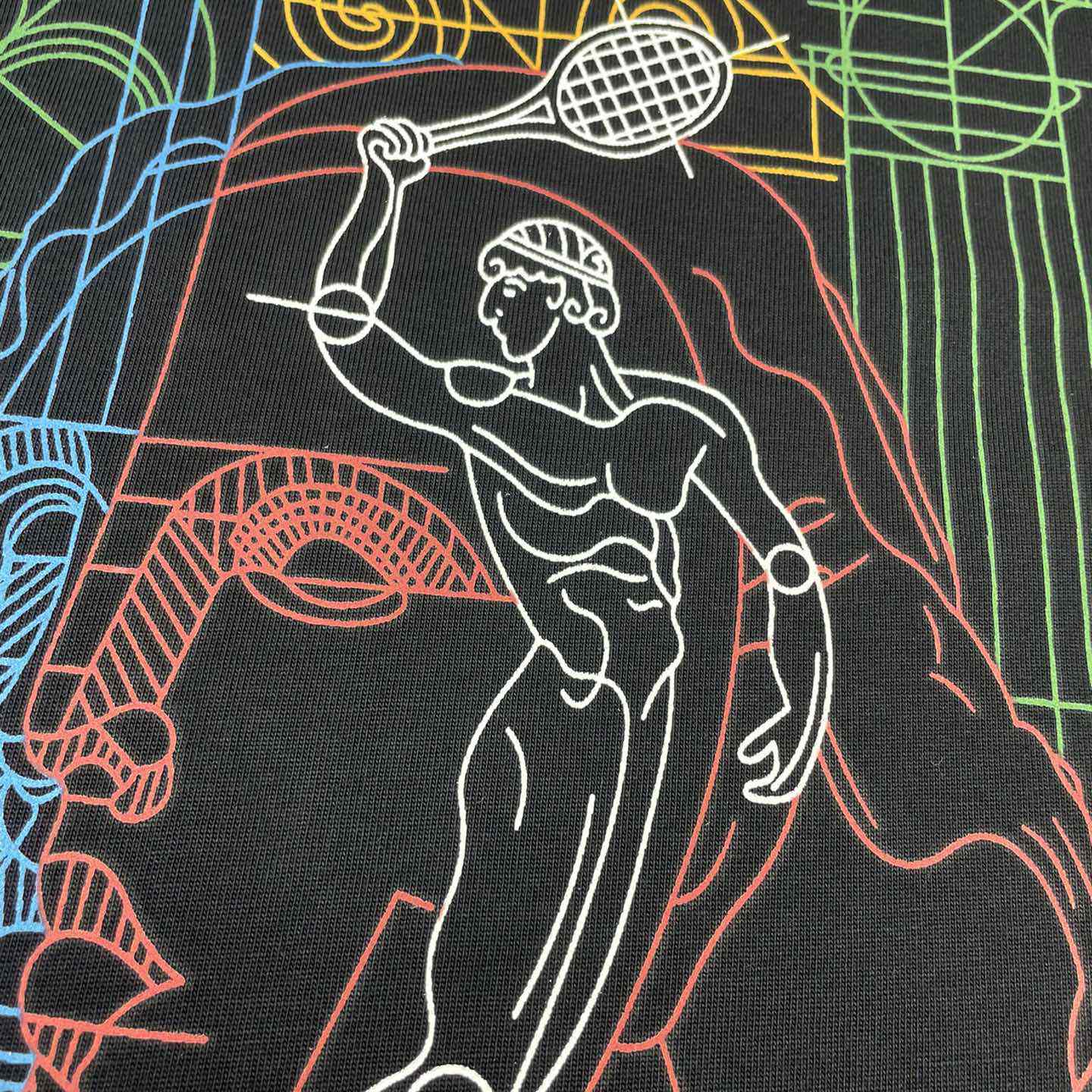 Casablanca Tennis Play In Progress T-shirt   C901 - EUR FASHION