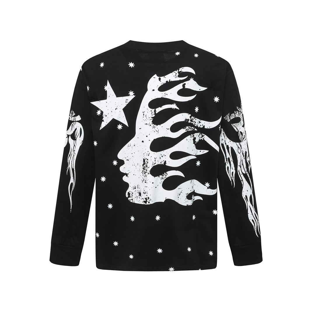 Hellstar Meteor Flame Limited Edition Long Sleeve T-Shirt - EUR FASHION