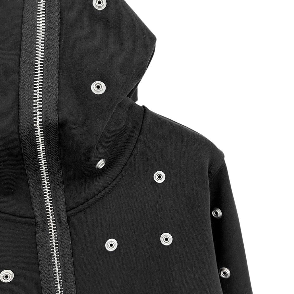 Rick Owens DRKSHDW Stud-detailing Zipped Hoodie - EUR FASHION