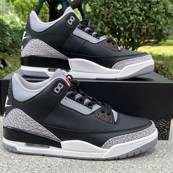 Air Jordan 3 “Black Cement Basketball Shoes     DN3707-010 - EUR FASHION