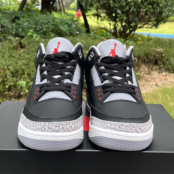 Air Jordan 3 “Black Cement Basketball Shoes     DN3707-010 - EUR FASHION