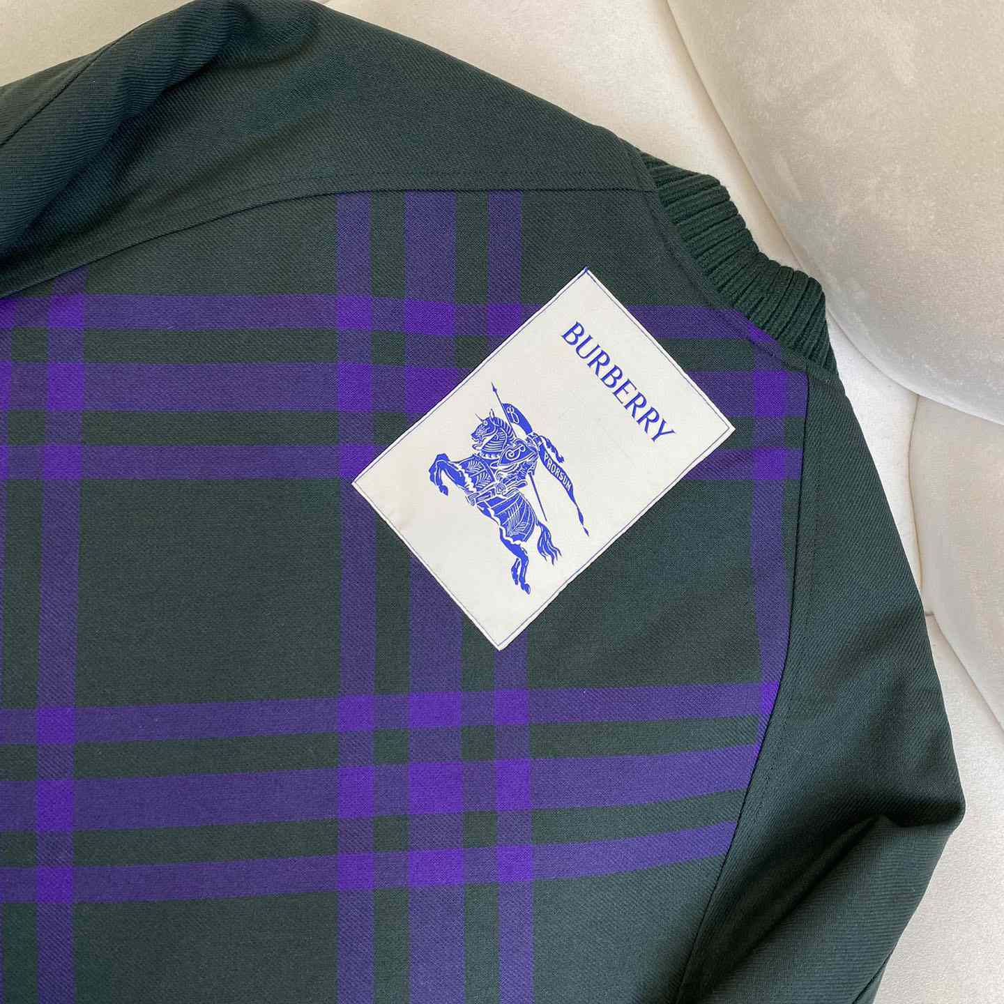 Burberry Checked-Pattern Reversible Twill Bomber Jacket - EUR FASHION