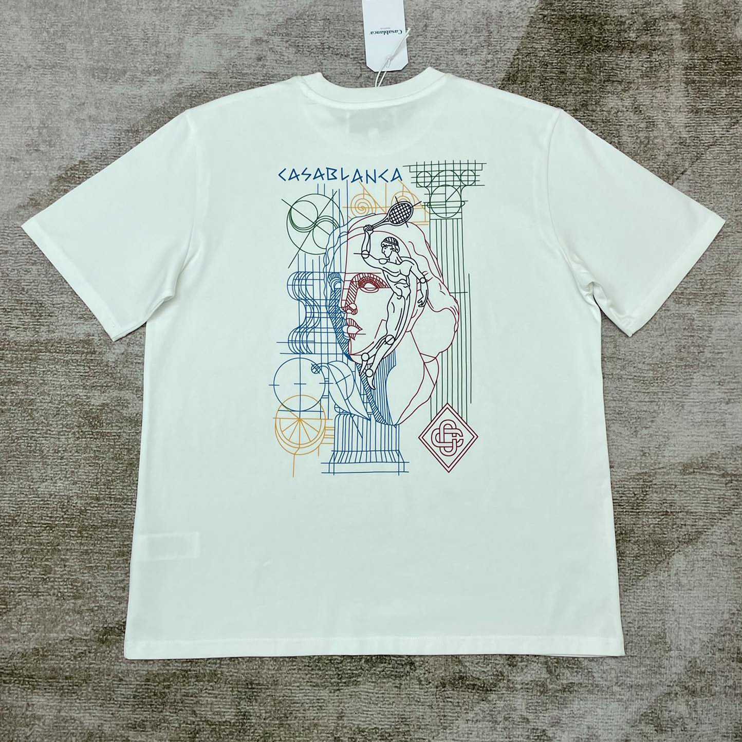 Casablanca Tennis Play In Progress T-shirt   C900 - EUR FASHION