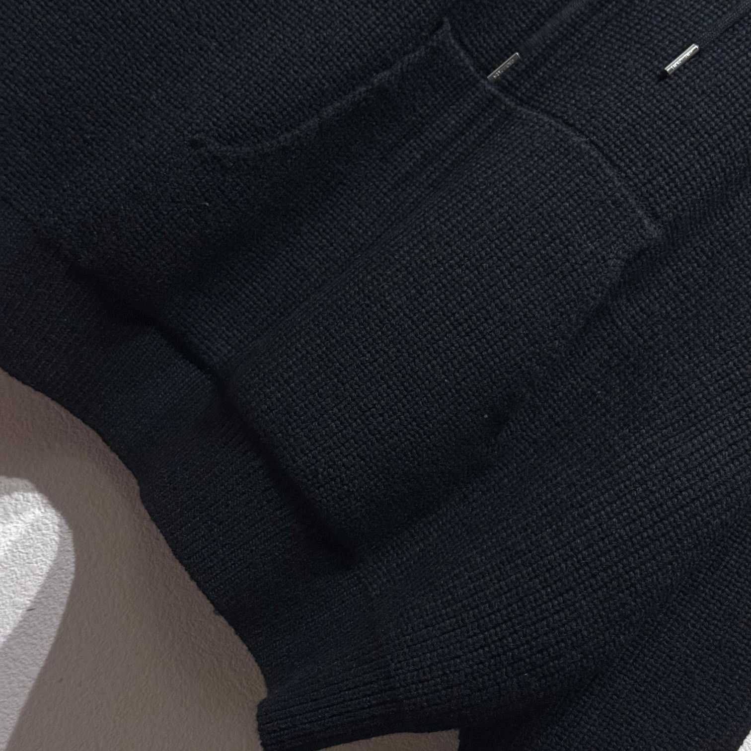 Celine Hooded Sweater In Ribbed Wool - EUR FASHION