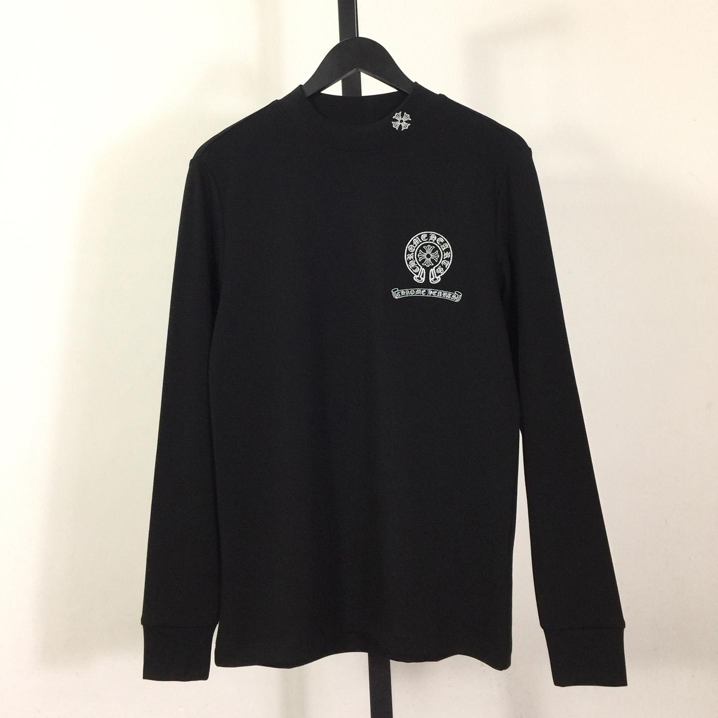 Chrome Hearts Logo Long-Sleeve Tee - EUR FASHION