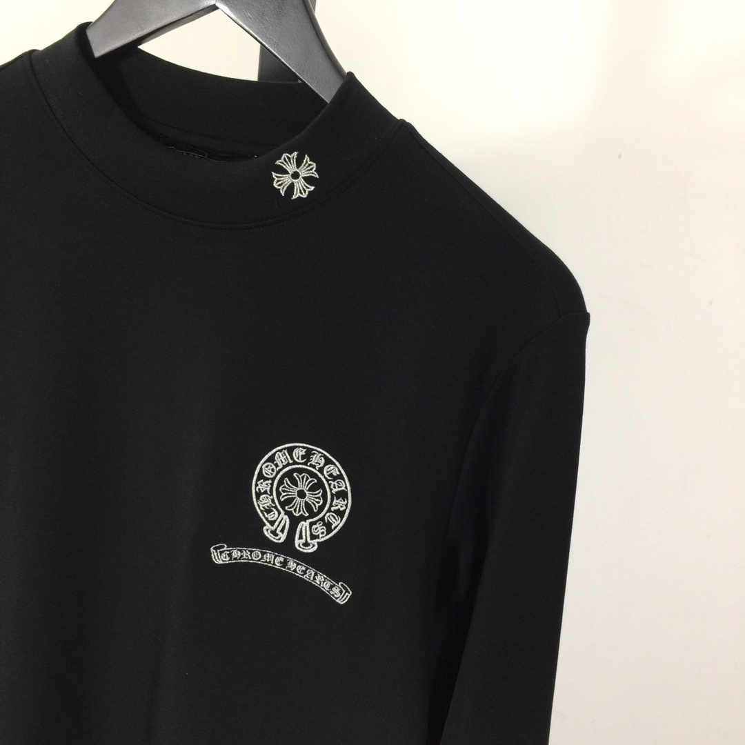 Chrome Hearts Logo Long-Sleeve Tee - EUR FASHION