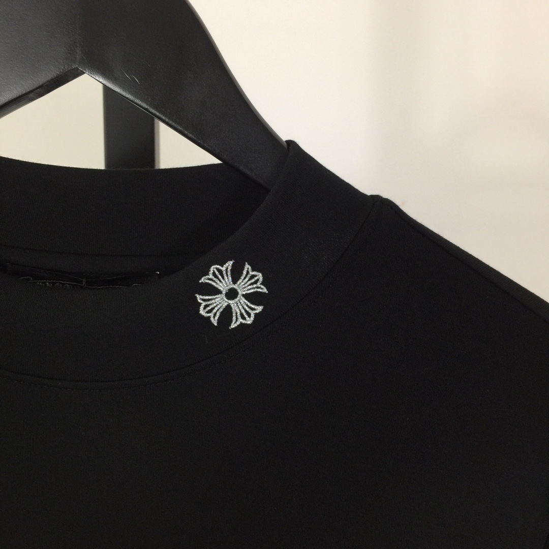 Chrome Hearts Logo Long-Sleeve Tee - EUR FASHION