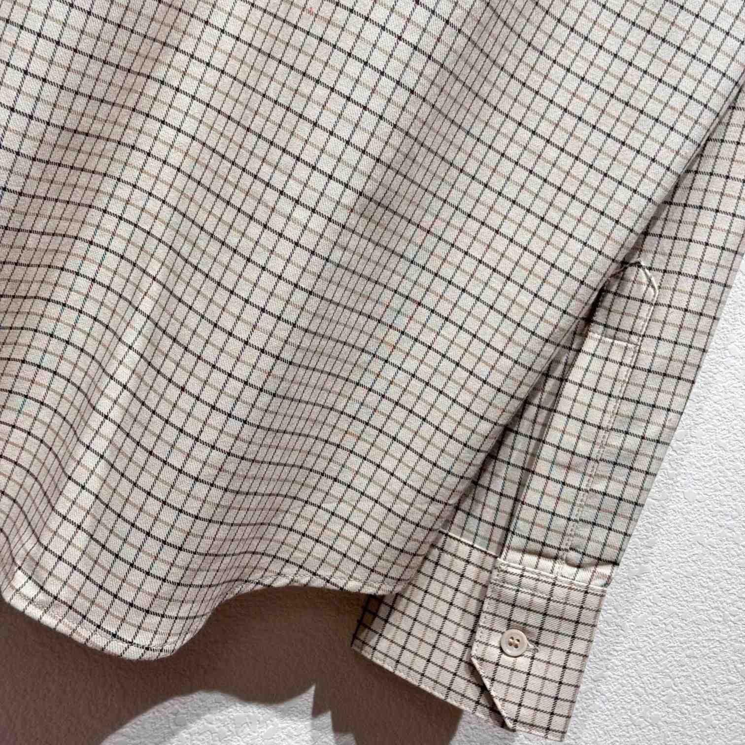 Celine Logo-Embroidered Checked Cotton Shirt - EUR FASHION