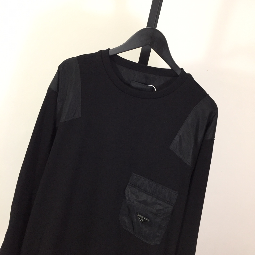 Prada Technical Fabric Sweatshirt - EUR FASHION