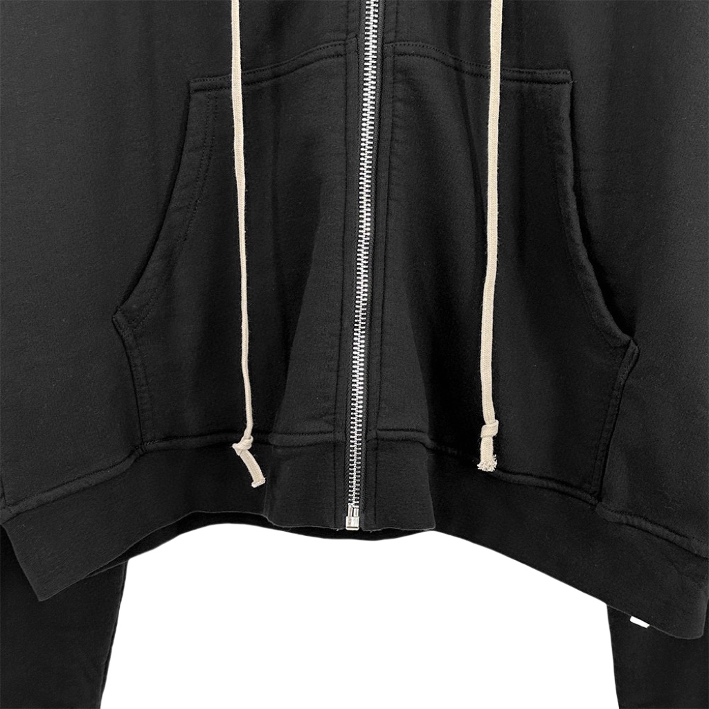 Rick Owens Cotton Zip-up Hoodie - EUR FASHION