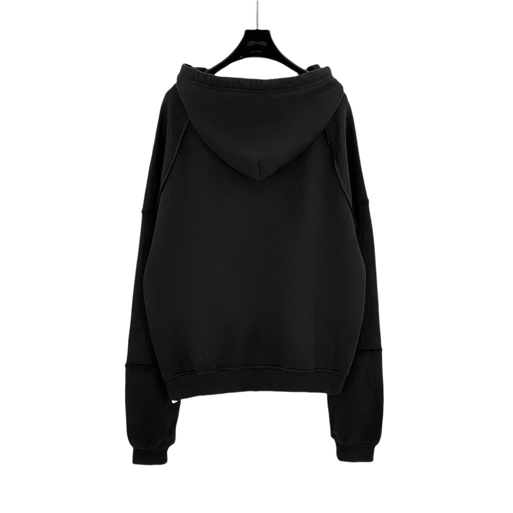 Rick Owens Cotton Zip-up Hoodie - EUR FASHION