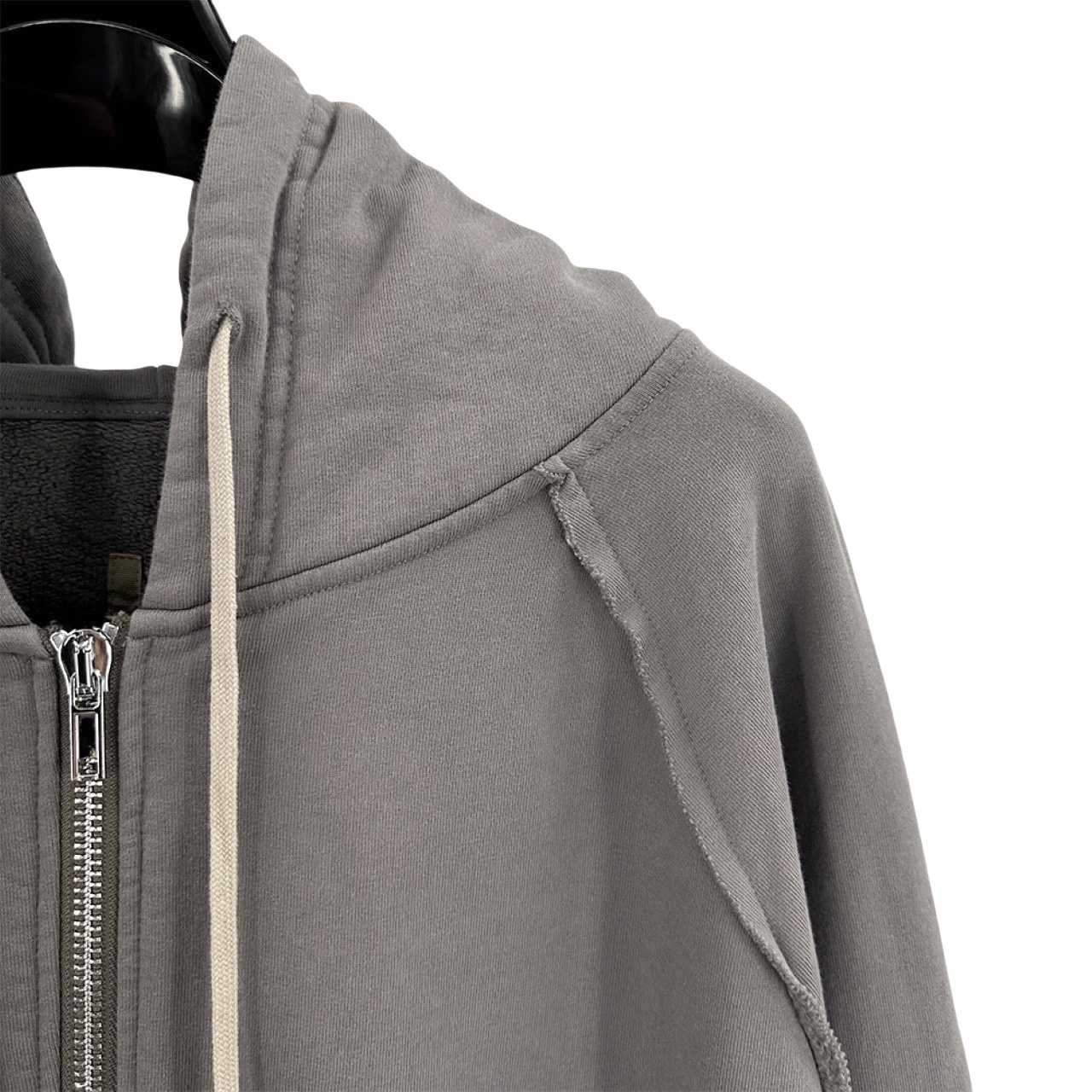 Rick Owens Cotton Zip-up Hoodie - EUR FASHION