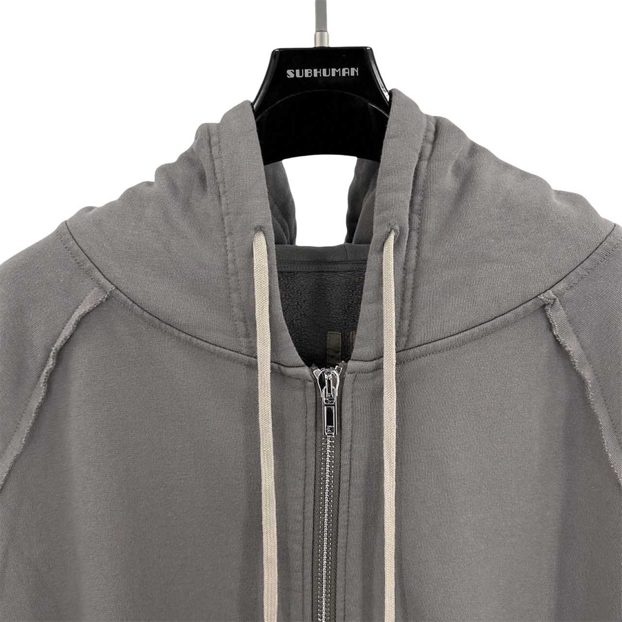 Rick Owens Cotton Zip-up Hoodie - EUR FASHION