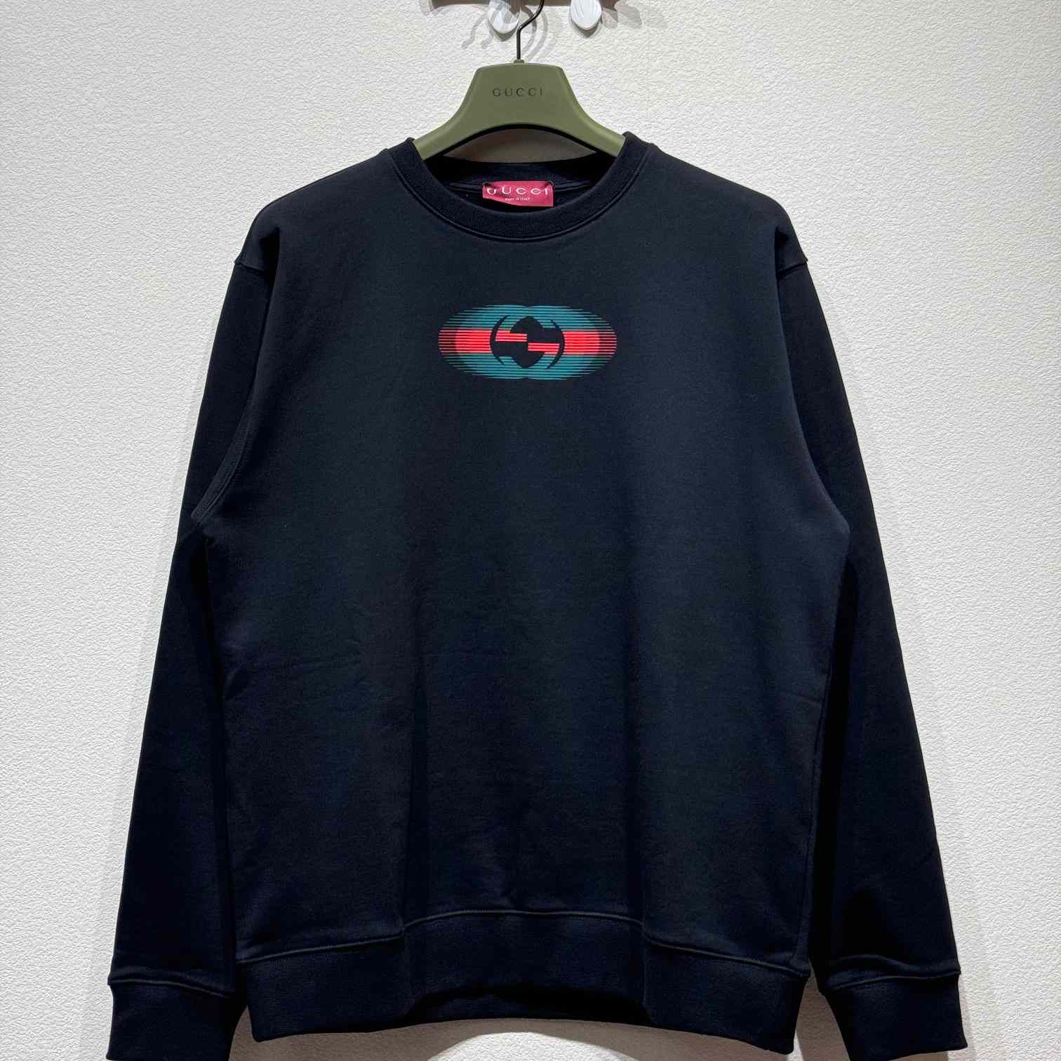 Gucci Cotton Sweatshirt With Logo - EUR FASHION