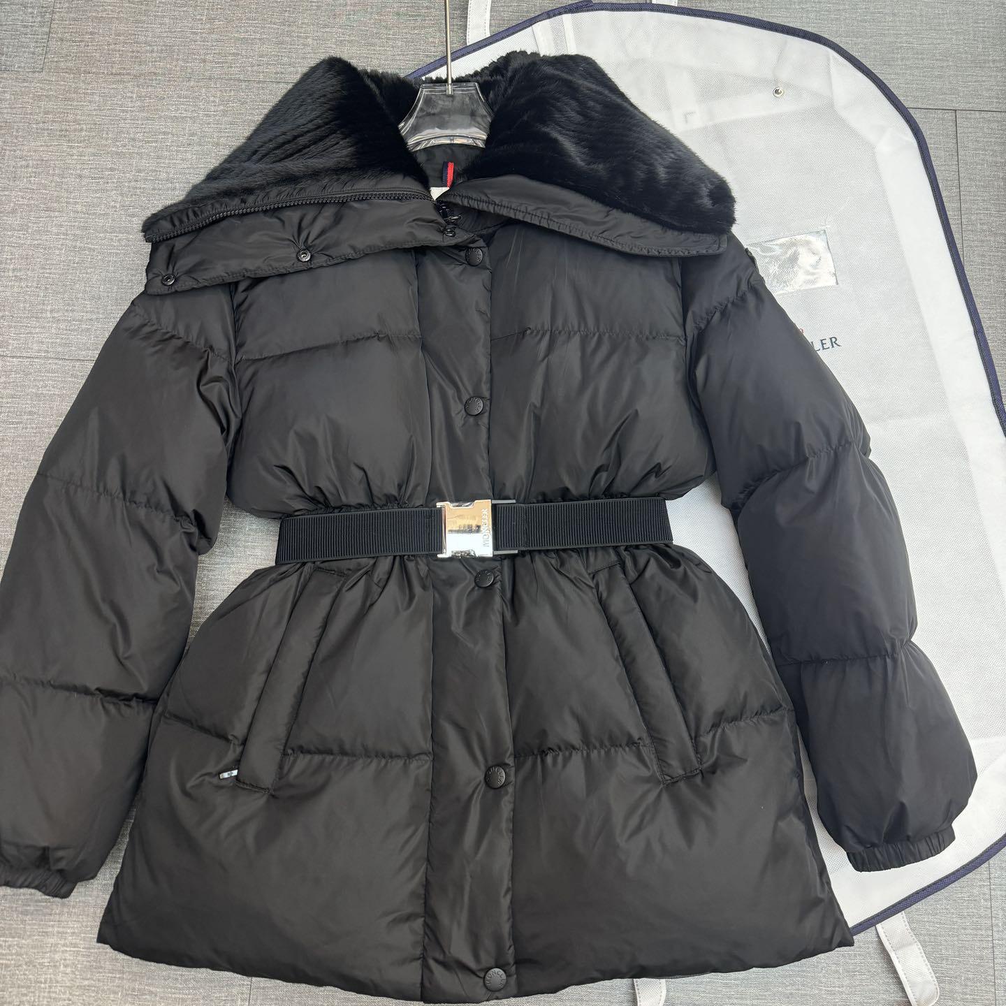 Moncler Bruneaux Long Down Jacket - EUR FASHION