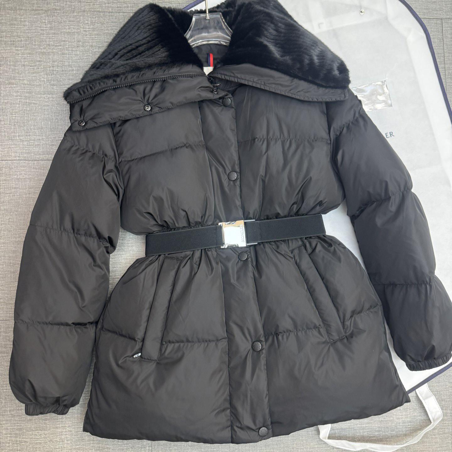 Moncler Bruneaux Long Down Jacket - EUR FASHION