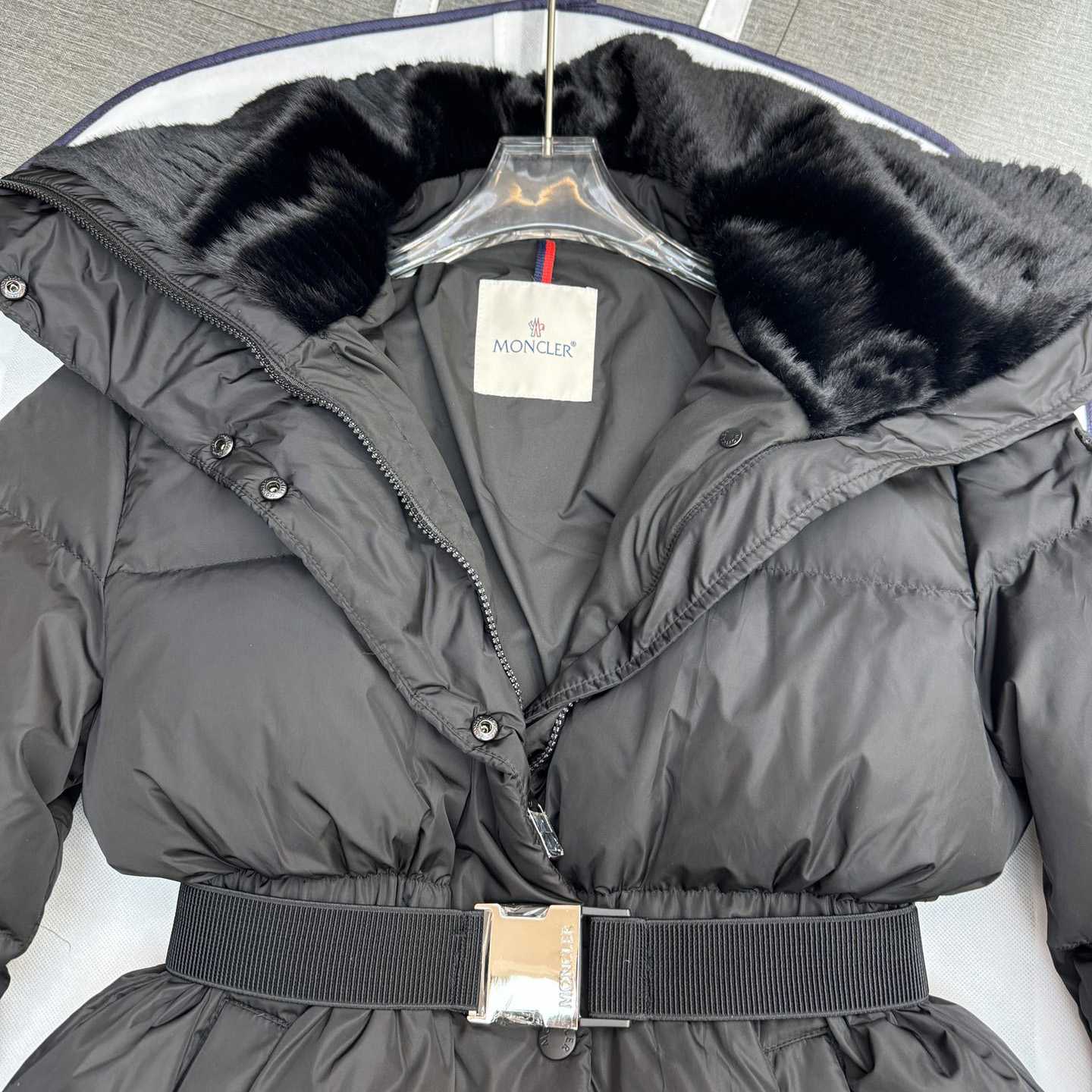 Moncler Bruneaux Long Down Jacket - EUR FASHION