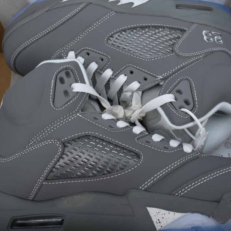 Air Jordan 5 Retro 'Wolf Grey' Sneakers     136027-005  - EUR FASHION