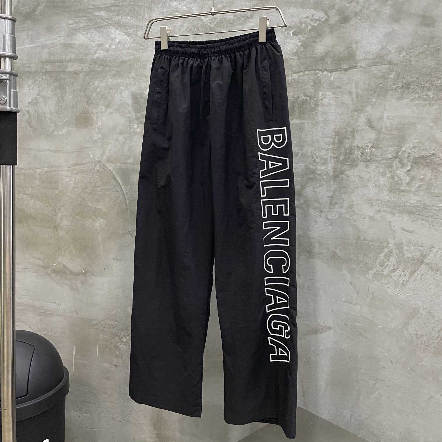 Balenciaga Outline Baggy Pants In Black - EUR FASHION