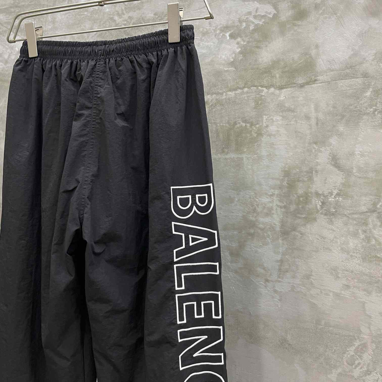 Balenciaga Outline Baggy Pants In Black - EUR FASHION