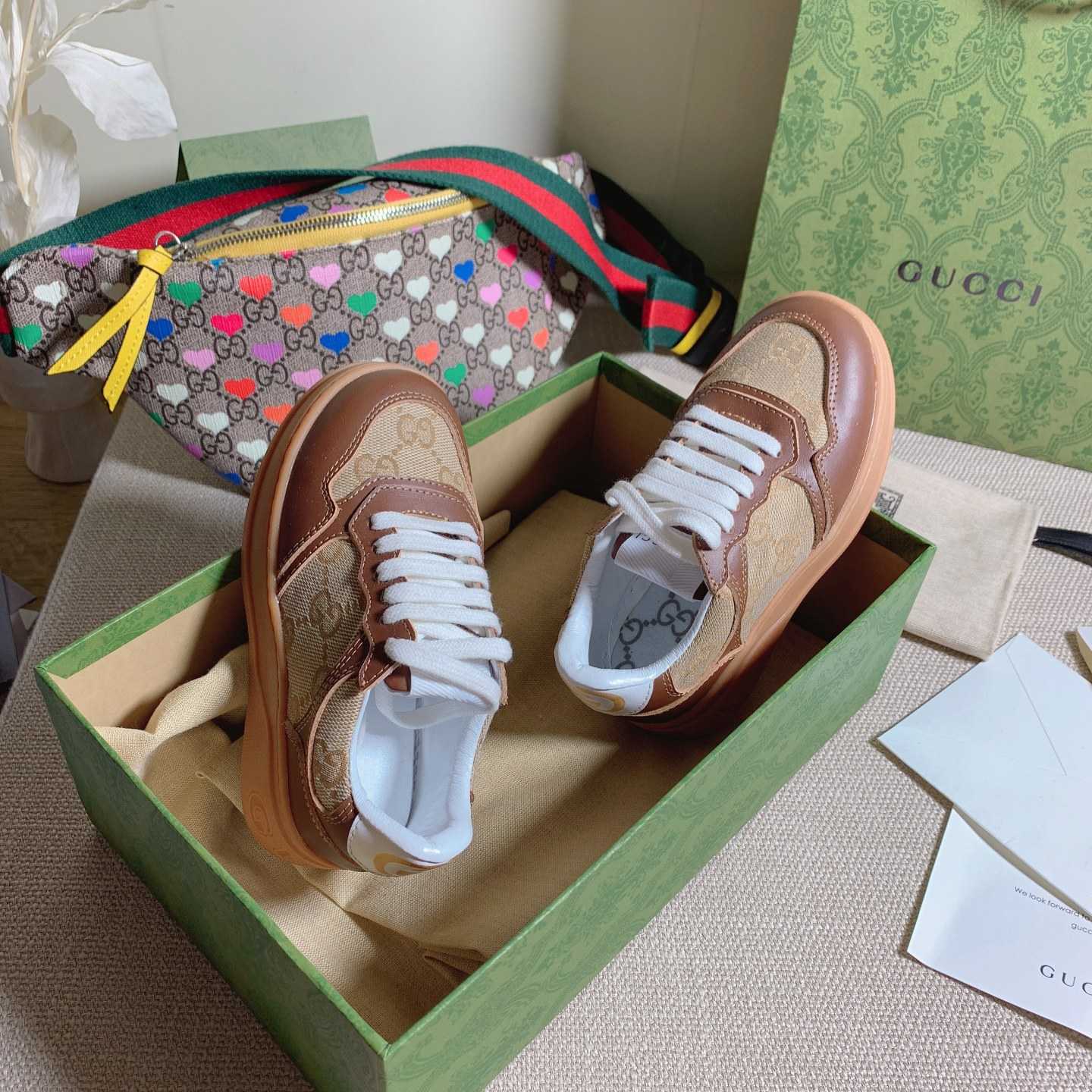 Gucci Toddler Leather Platform Sneaker - EUR FASHION