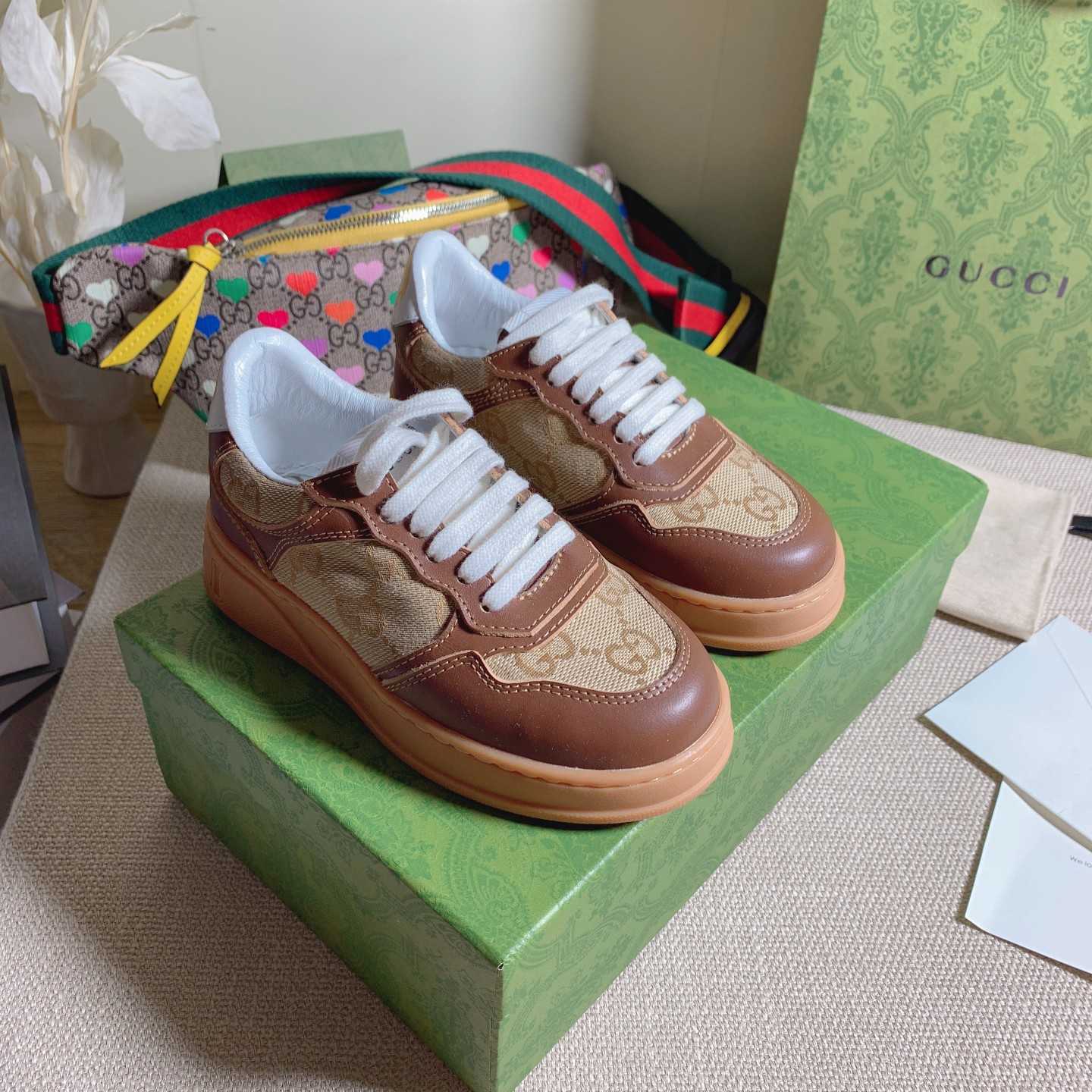 Gucci Toddler Leather Platform Sneaker - EUR FASHION