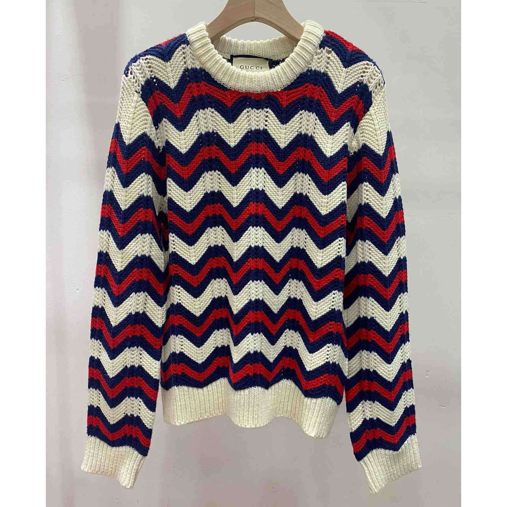 Gucci Chevron Knit Jumper - EUR FASHION