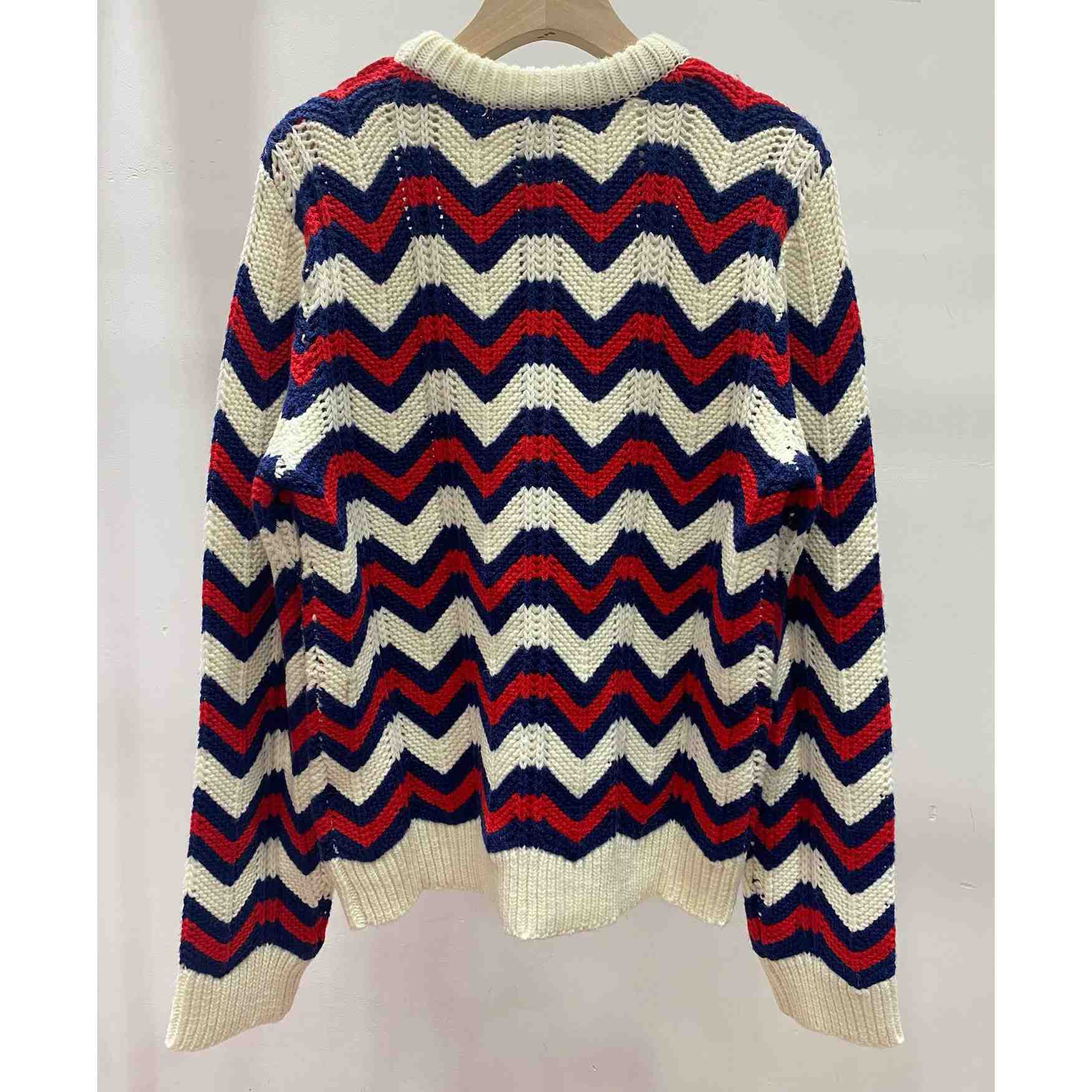 Gucci Chevron Knit Jumper - EUR FASHION