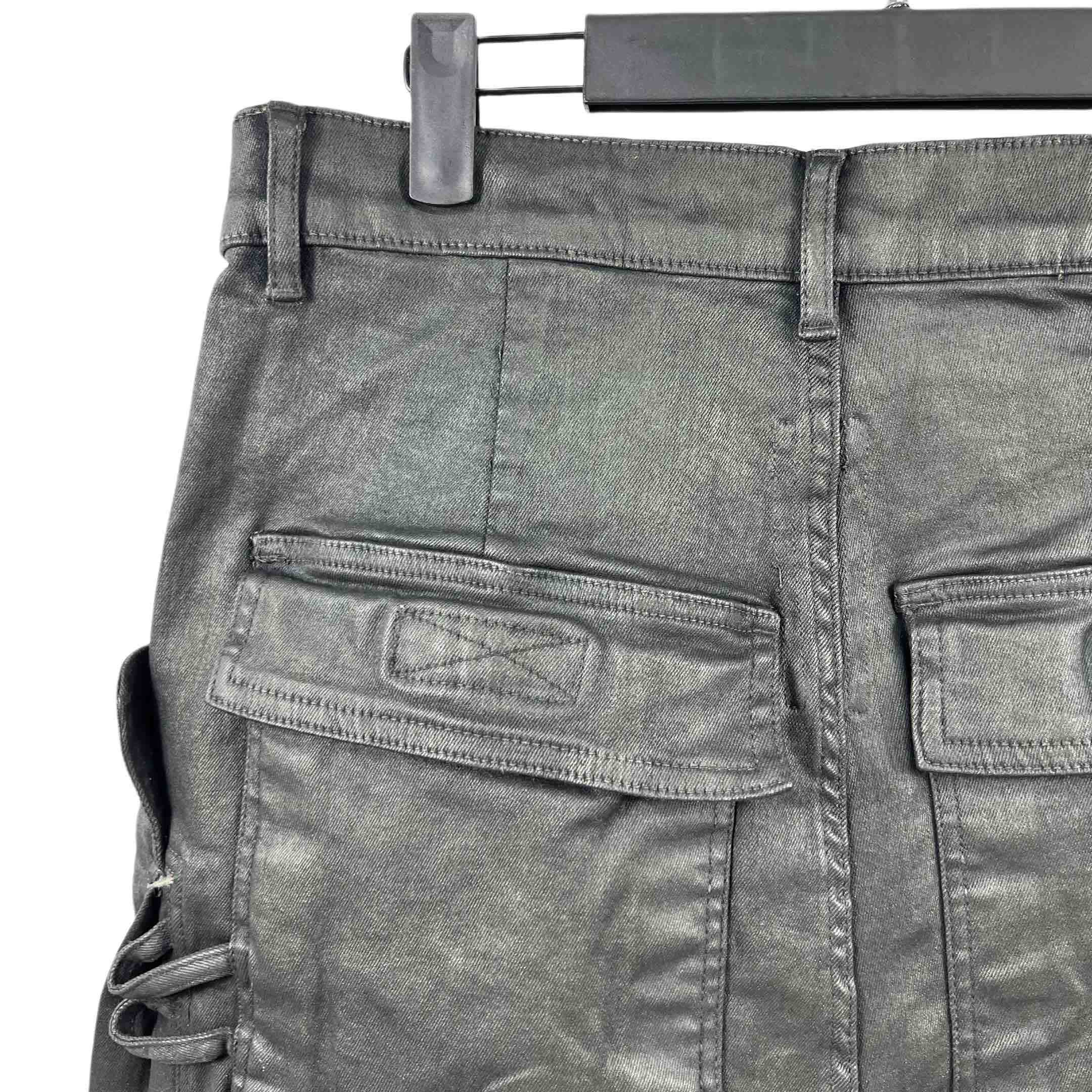 Rick Owens 'stefan' Denim Cargo Shorts - EUR FASHION