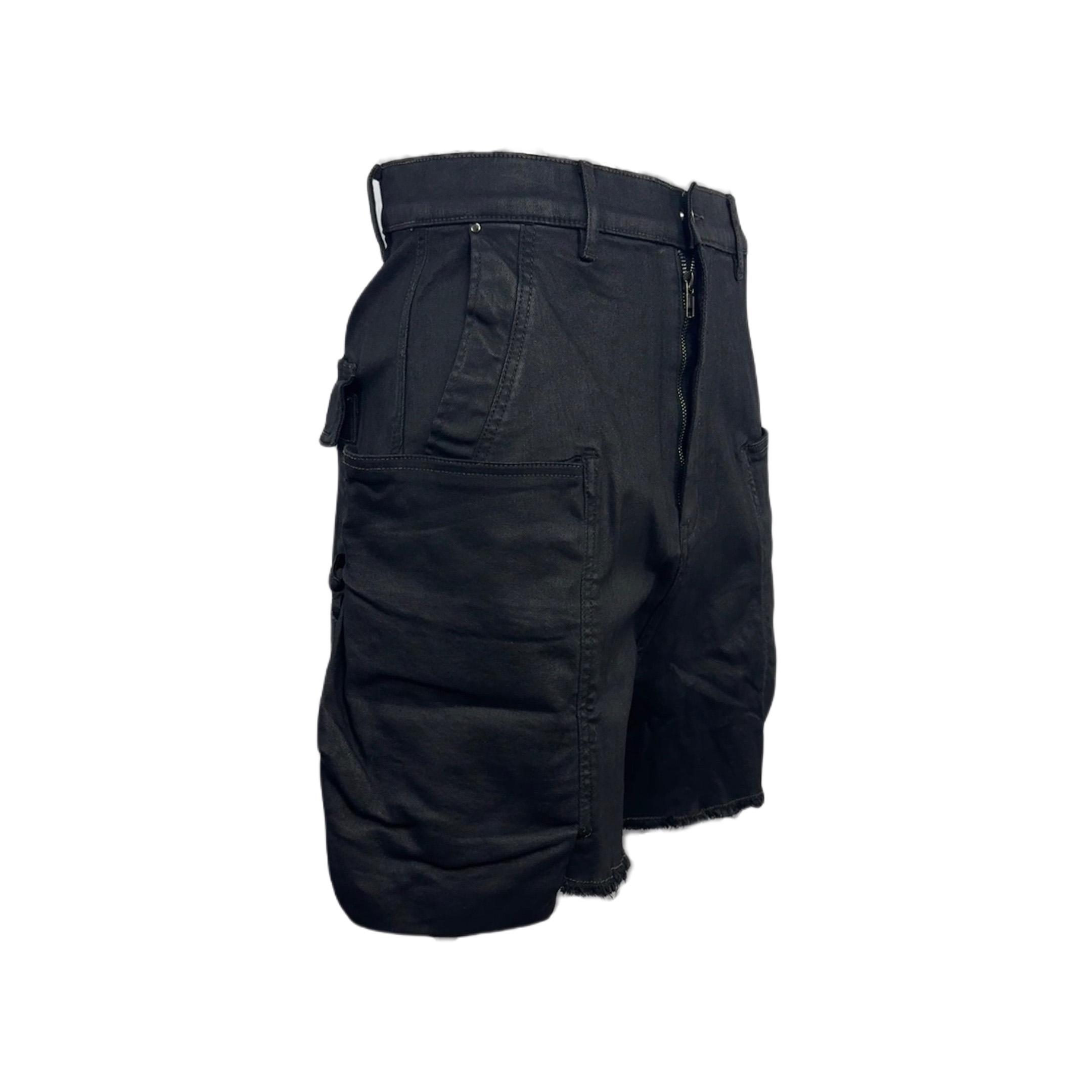 Rick Owens 'stefan' Denim Cargo Shorts - EUR FASHION