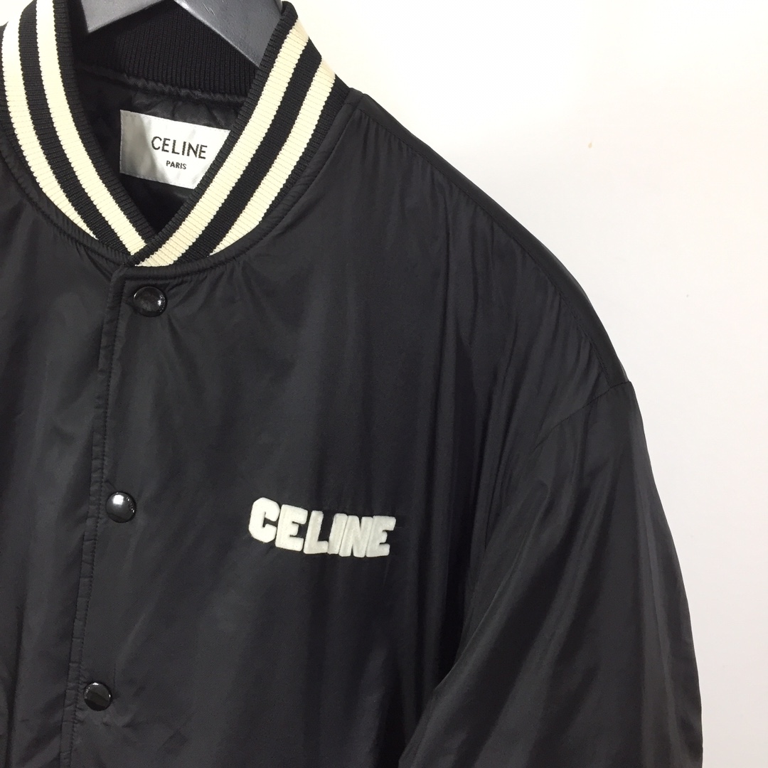 Celine Loose Teddy Jacket In Nylon  - EUR FASHION