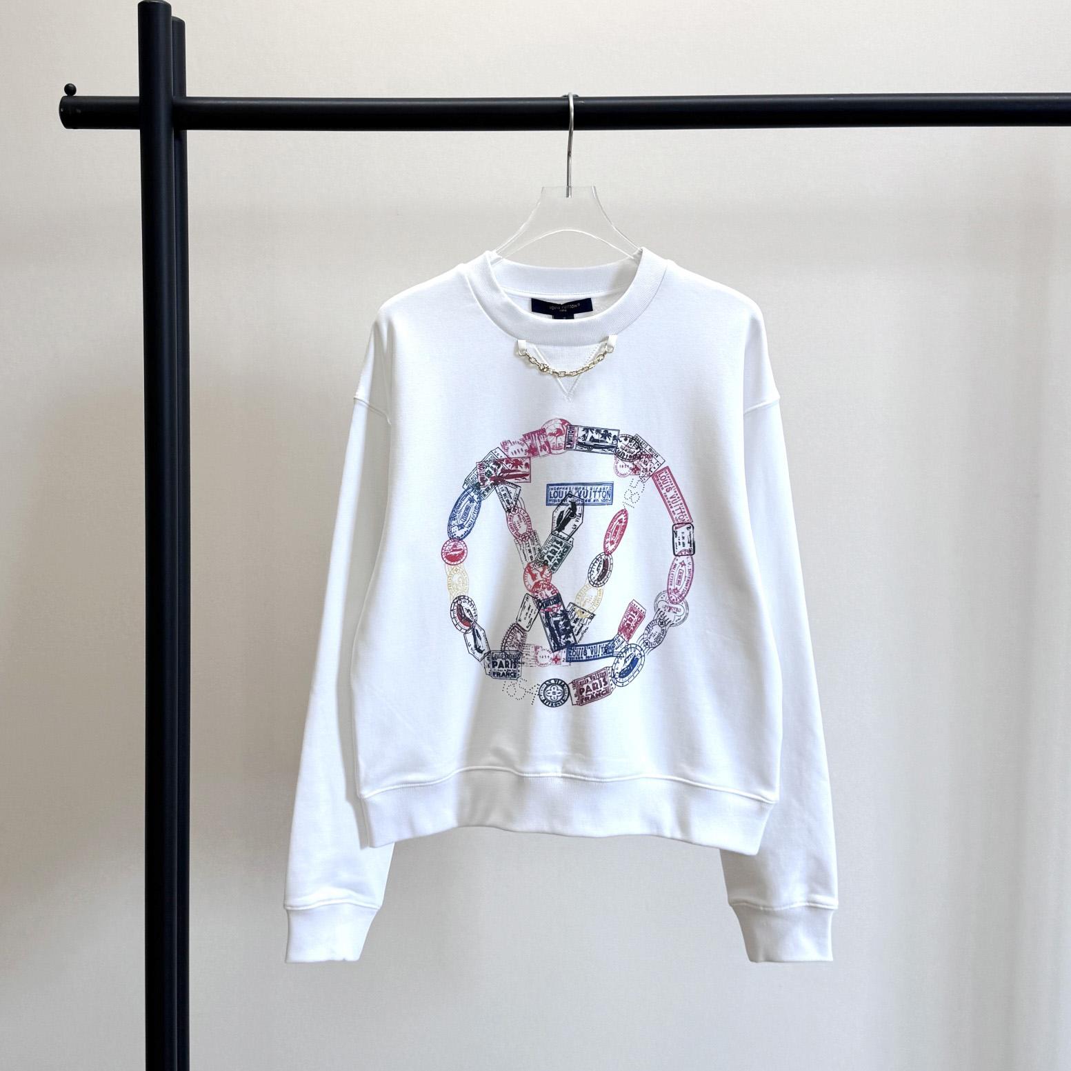 Louis Vuitton Travel Stamp LV Circle Sweater   1AGDIE - EUR FASHION