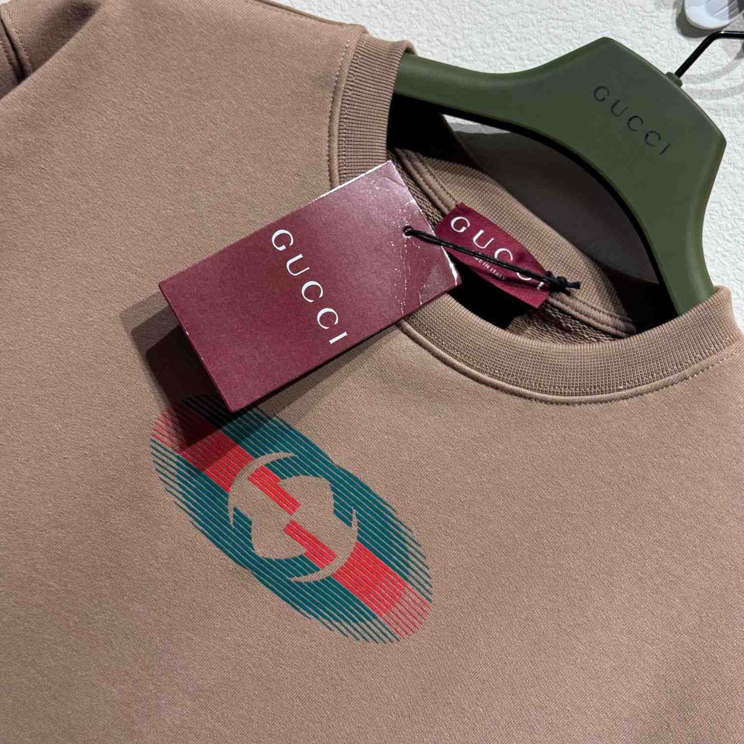 Gucci Cotton Sweatshirt With Logo - EUR FASHION