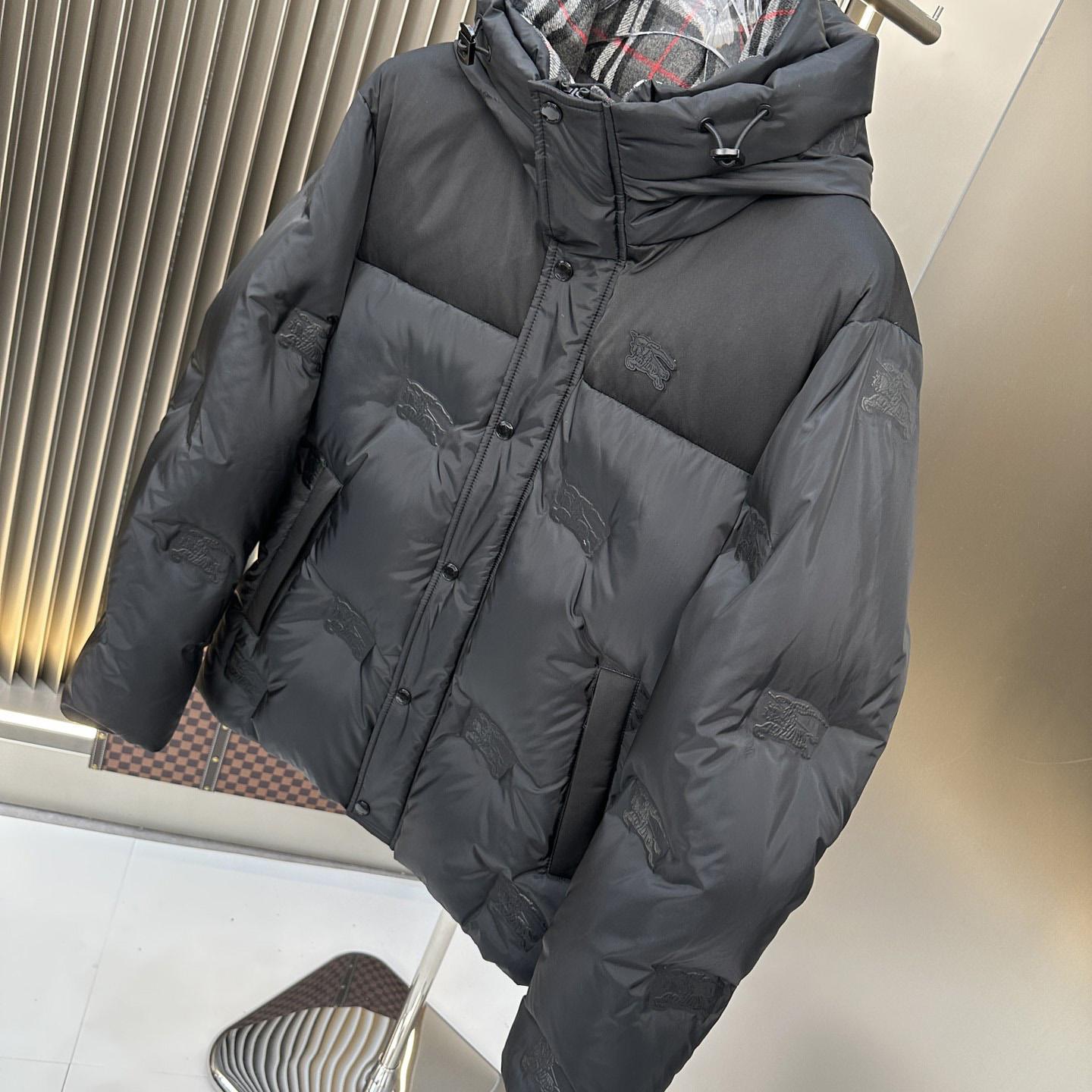 Burberry Black Down Jacket - EUR FASHION