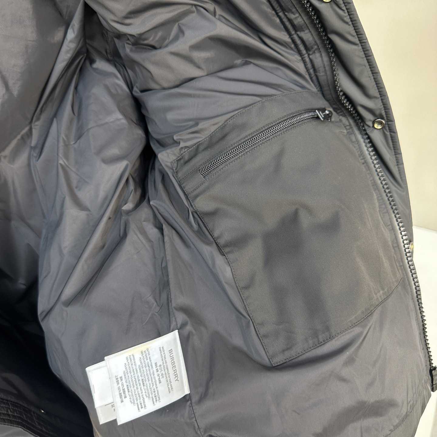 Burberry Black Down Jacket - EUR FASHION