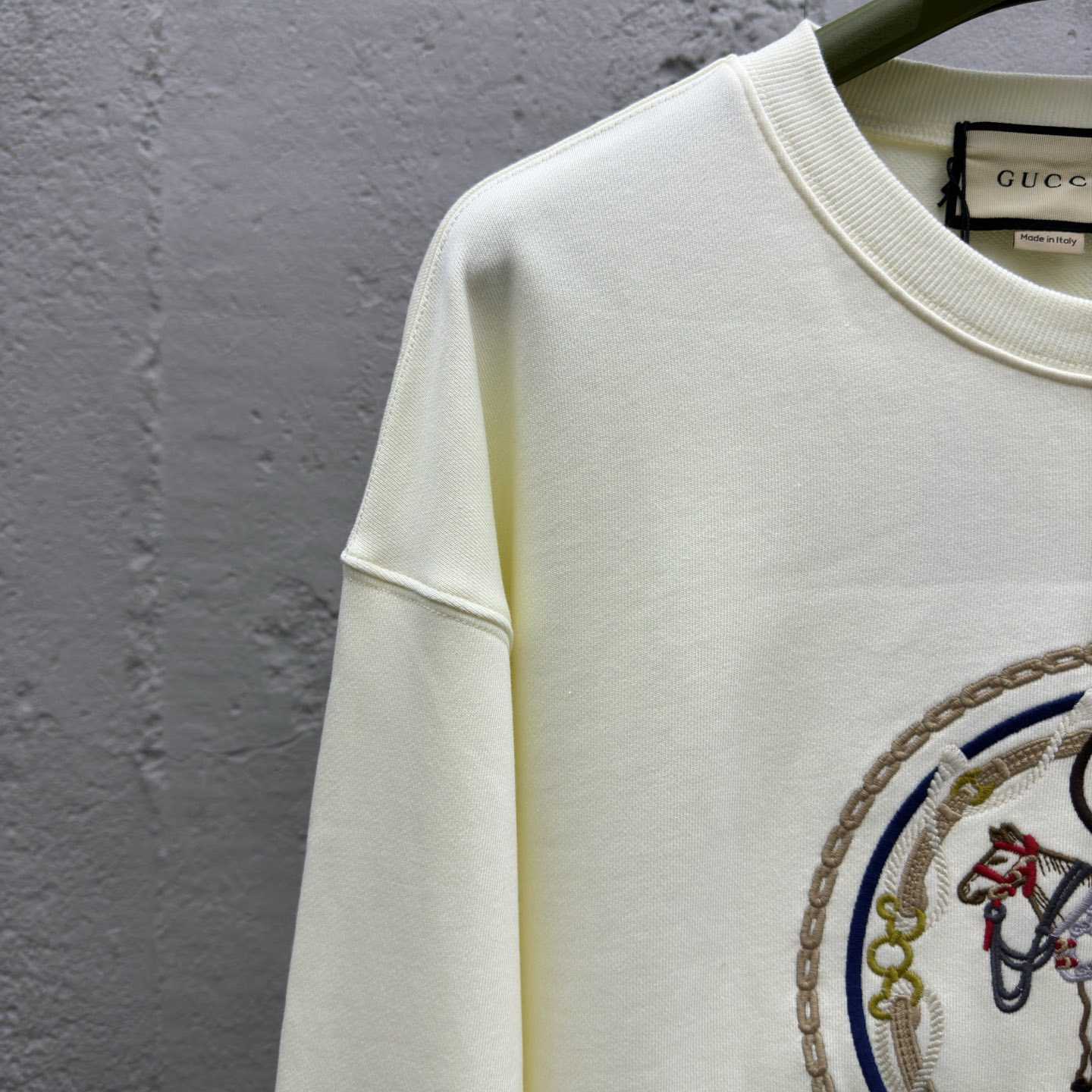 Gucci Cotton Jersey Sweatshirt With Embroidery - EUR FASHION